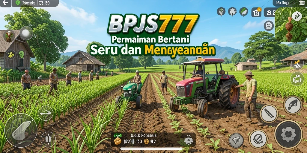 Tampilan gameplay seru saat bertani di BPJS777 dengan berbagai aktivitas menarik.