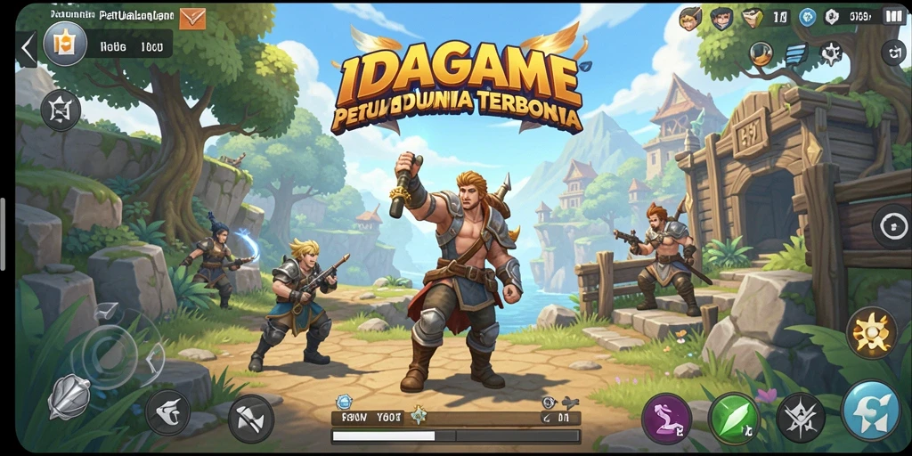 Menampilkan gameplay mendalam di dunia terbuka IDAGAME.