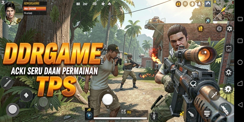 Tampilan menegangkan dari aksi pertempuran dalam IDRGAME.