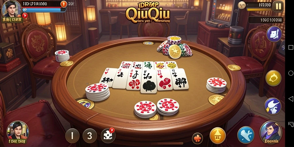 Tampilan seru gameplay QiuQiu di IDRRP.