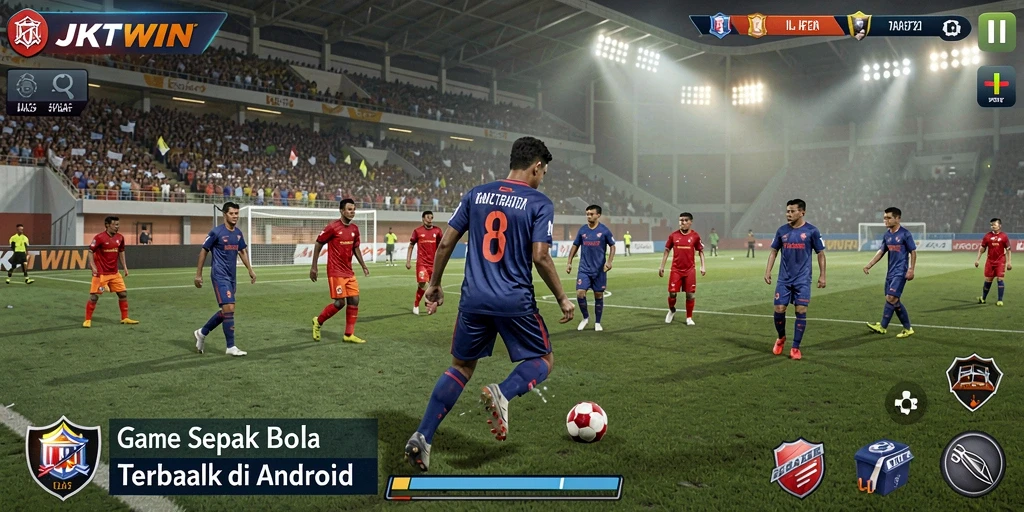 Tampilan gameplay JKTWIN yang intens dan menegangkan.
