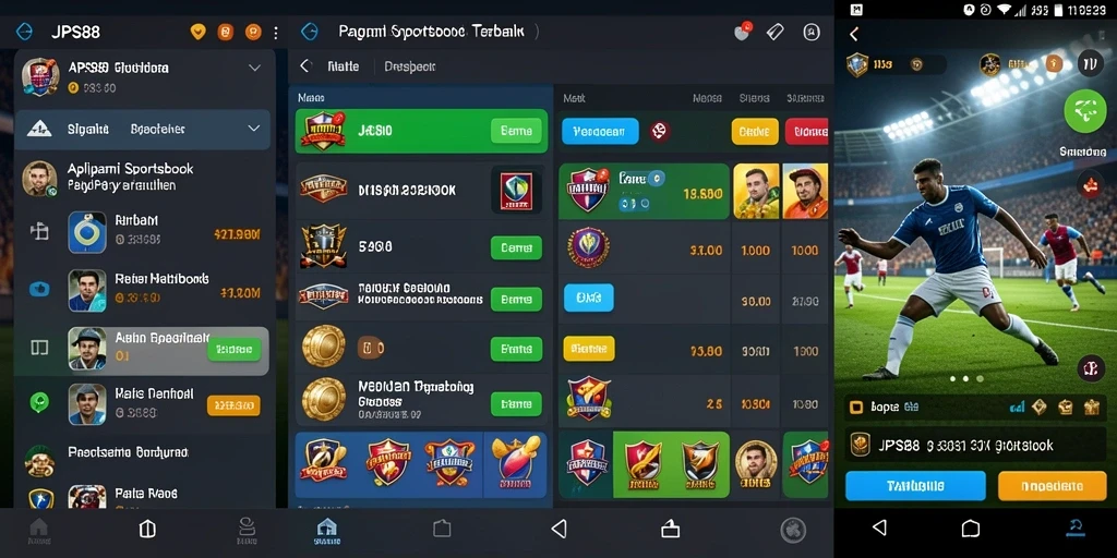 Tampilan gameplay Sportsbook yang mengasyikkan dan interaktif.