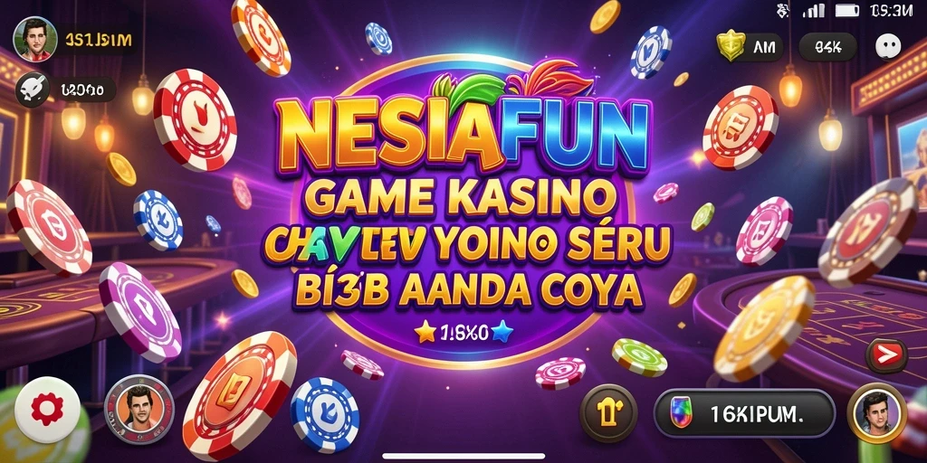 Gameplay seru di NESIAFUN dengan berbagai permainan Kasino yang menarik.