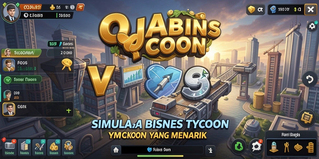 Tampilan gameplay OJA89 menampilkan manajemen bisnis yang menarik.