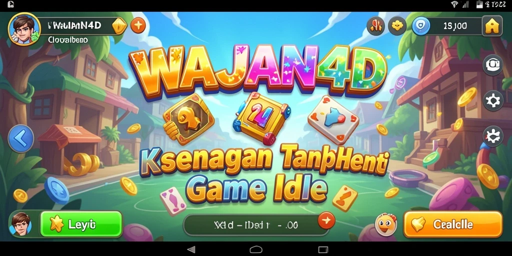 Tampilan gameplay WAJAN4D yang seru dan menantang.