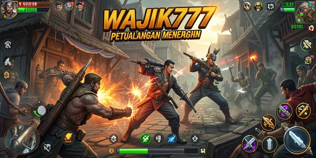 Gameplay WAJIK777 yang menegangkan dan seru.