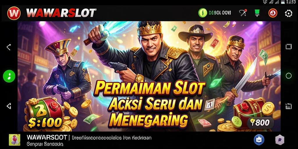 Tampilan gameplay WAWARSLOT yang menegangkan dan penuh aksi.